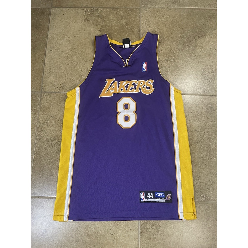 RARE 2006 Kobe Bryant #8 Reebok LA Lakers Authentic Purple Jersey Sz 44 Pro Cut
